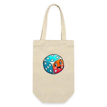 Cube Comic - Gift Bag for Bottles - nature - Front