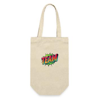 team - Gift Bag for Bottles - nature - Front