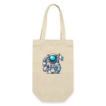 Spaceman Comic Astronaut - Gift Bag for Bottles - nature - Front