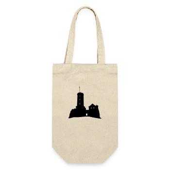 Bielefeld Sparrenburg - Geschenkbeutel für Flaschen - Natur - Vorne
