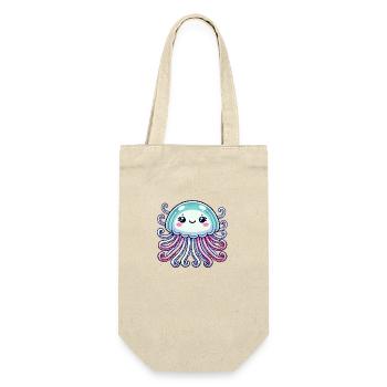 Bande dessinée méduse - Sac à bouteille - nature - Devant