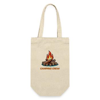 Campfire Camping - Gift Bag for Bottles - nature - Front