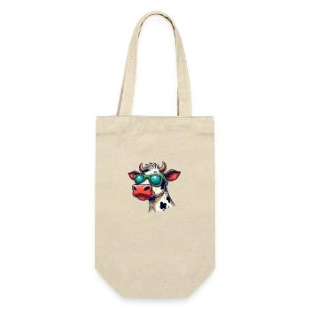 Cow Sunglasses - Gift Bag for Bottles - nature - Front