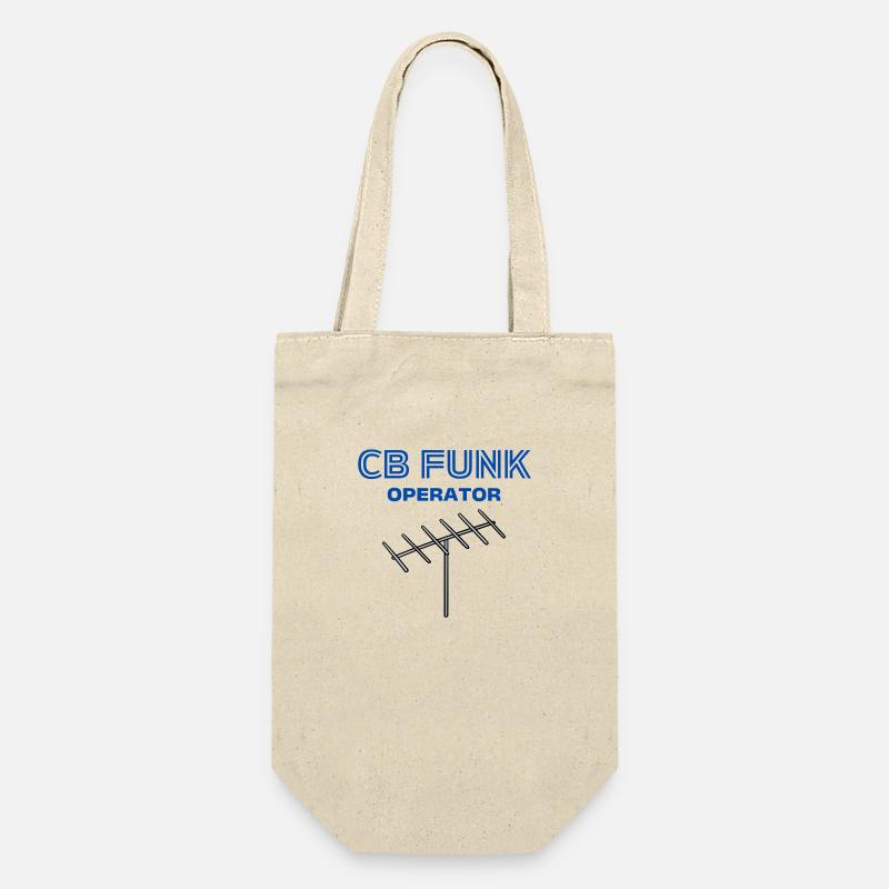 CB FUNK Operator - Geschenkbeutel für Flaschen - Natur