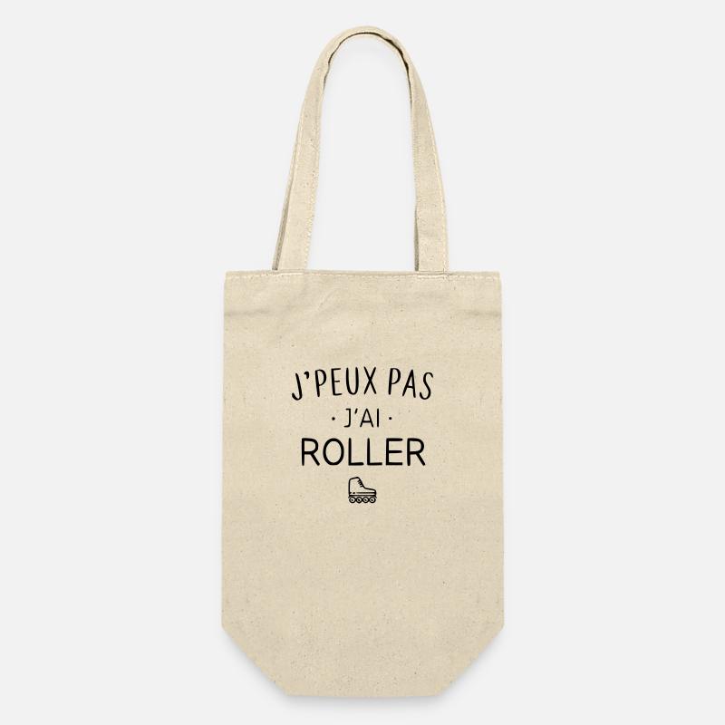 j'peux pas j'ai roller - Sac à bouteille - nature