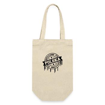 Welcome to Polska - Gift Bag for Bottles - nature - Front