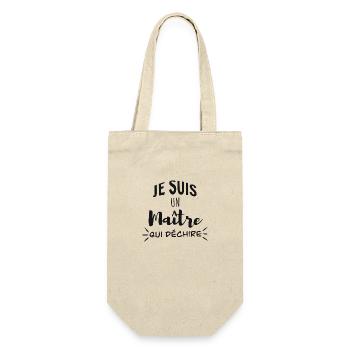Je suis un maître qui déchire - Sac à bouteille - nature - Devant