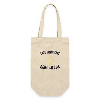 Reiki Gift Idea | Reiki Master Reiki Crystals - Gift Bag for Bottles - nature - Front