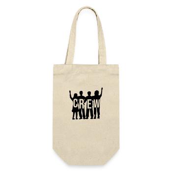 Team Crew Silhouette - Gift Bag for Bottles - nature - Front