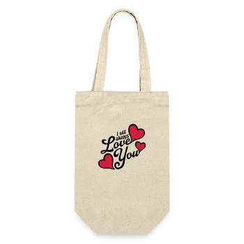I will always love - Gift Bag for Bottles - nature - Front