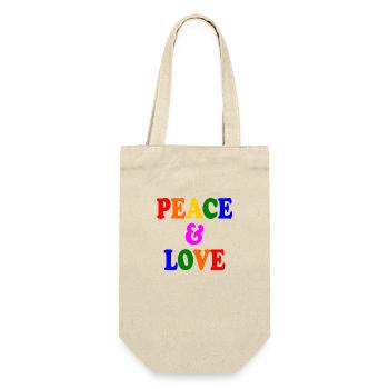 Peace and love - Gift Bag for Bottles - nature - Front