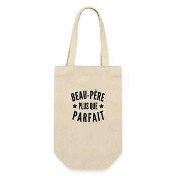 beau-père parfait / cadeau humour beau-père - Sac à bouteille - nature - Devant