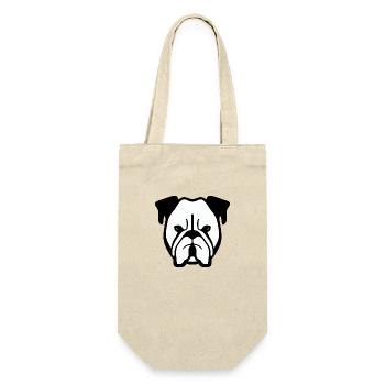 Bulldog français chien anglais 6 - Sac à bouteille - nature - Devant