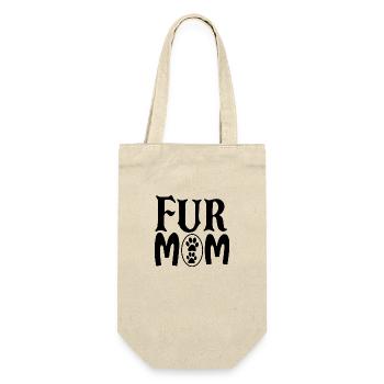 Hund Dog - Gift Bag for Bottles - nature - Front
