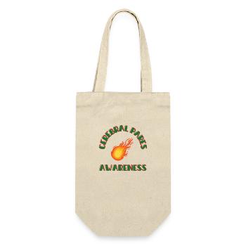 cerebral palsy awareness - Gift Bag for Bottles - nature - Front