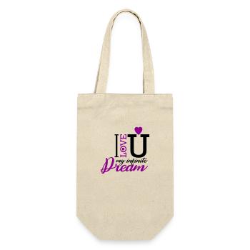 MON AMOUR DE RÊVE INFINI - Sac à bouteille - nature - Devant