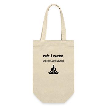 Positive T-shirt - Sac à bouteille - nature - Devant
