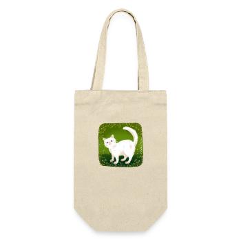chat mignon - Sac à bouteille - nature - Devant