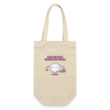 funny non-thinking design / funny sayings - Gift Bag for Bottles - nature - Front