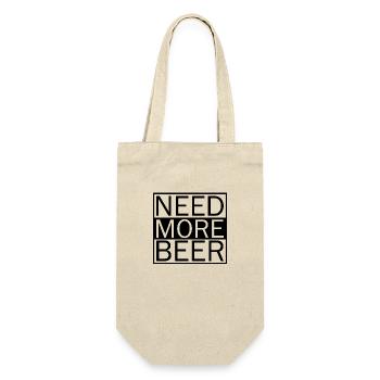 Funny Beer Saying Gift Idea Party - Sac à bouteille - nature - Devant