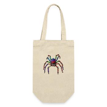 Une araignée comme des arthropodes aux couleurs vives - Sac à bouteille - nature - Devant