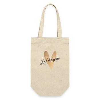 La mariée coeur doré - Sac à bouteille - nature - Devant