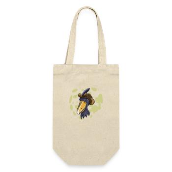 Shoebill Bird Ornithologist Forest I Gift - Gift Bag for Bottles - nature - Front