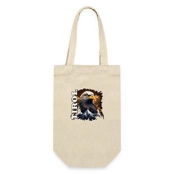 Design du Tyrol avec l’aigle tyrolien et la montagne - Sac à bouteille - nature - Devant
