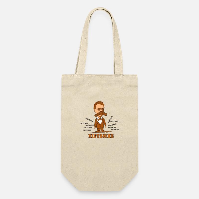 Nietzsche - Gift Bag for Bottles - nature