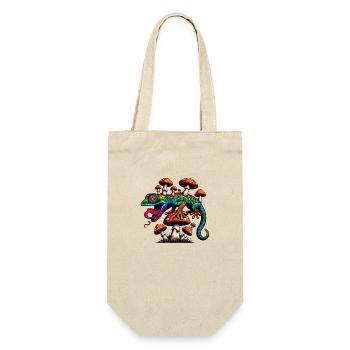 Psychedelic Magic Gecko - Gift Bag for Bottles - nature - Front