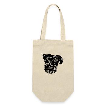 Schnauzer moyen - Sac à bouteille - nature - Devant