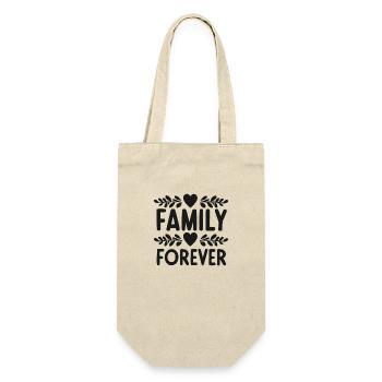 Family Forever - Gift Bag for Bottles - nature - Front