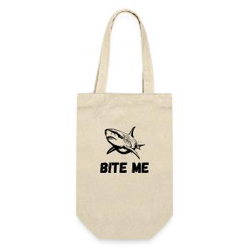Bite Me - Gift Bag for Bottles - nature - Front