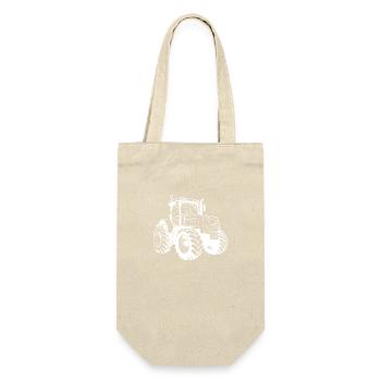 Silhouette de tracteur - Sac à bouteille - nature - Devant