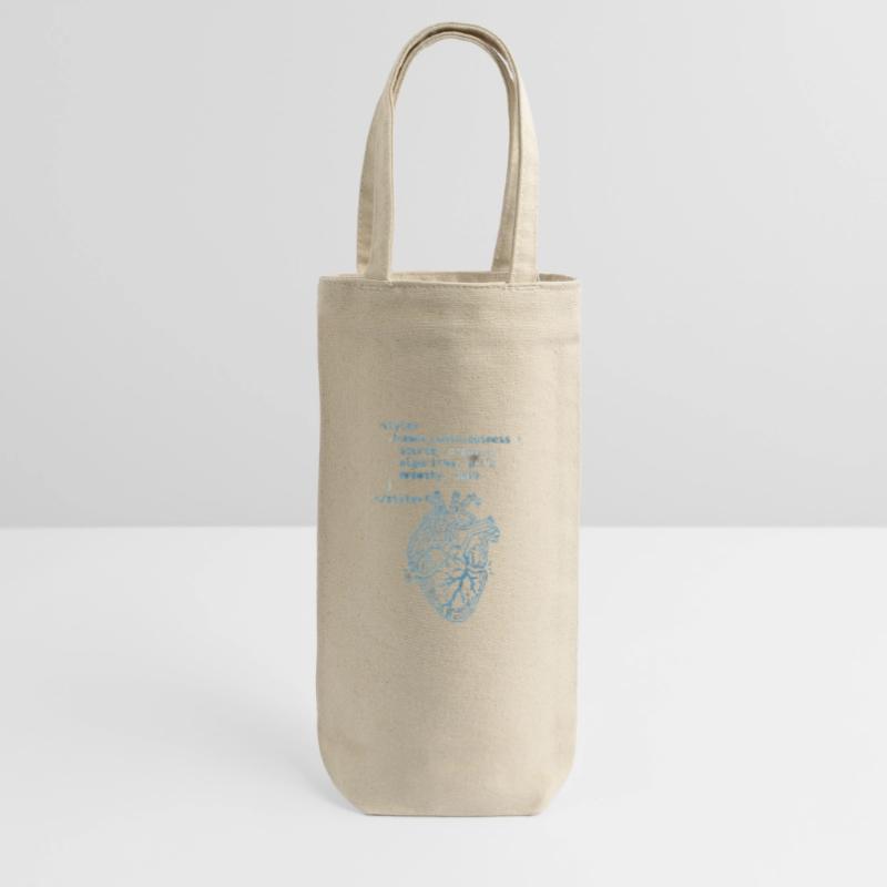 Programmer Heart CSS Code - Tech & Empathy Art Gift Bag for Bottles