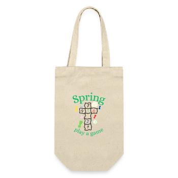 Spring | Spring | Game | Fun | Entertainment - Gift Bag for Bottles - nature - Front