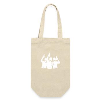 Bachelor Groom Team Bachelors - Gift Bag for Bottles - nature - Front