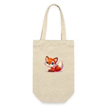 FOX 3 - Geschenkbeutel für Flaschen - Natur - Vorne