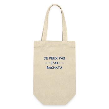 Je peux pas j'ai bachata - Sac à bouteille - nature - Devant