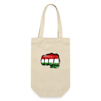 Drapeau de la Hongrie poing utilisé - Sac à bouteille - nature - Devant
