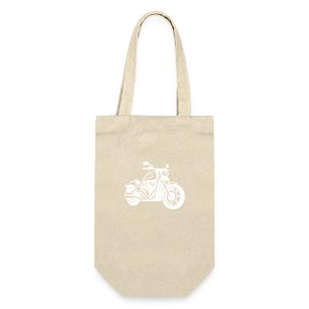 Motorcycle Biker - Gift Bag for Bottles - nature - Front