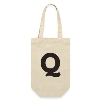 Q - Gift Bag for Bottles - nature - Front
