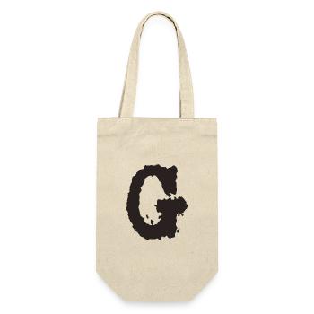 G - Geschenkbeutel für Flaschen - Natur - Vorne