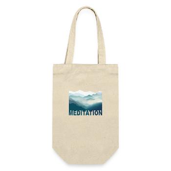 Mountain Meditation - Geschenkbeutel für Flaschen - Natur - Vorne