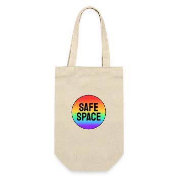 LGBT-sicherer Raum - Geschenkbeutel für Flaschen - Natur - Vorne
