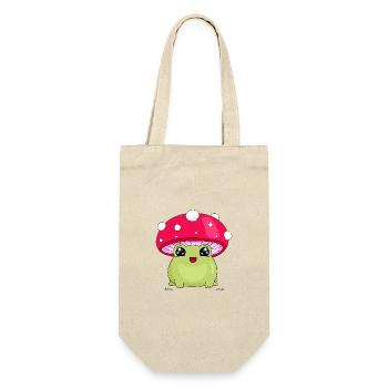 Frog and mushroom - Gift Bag for Bottles - nature - Front