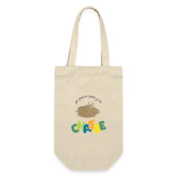 je peux pas j ai chasse bébé enfant chasseur - Sac à bouteille - nature - Devant