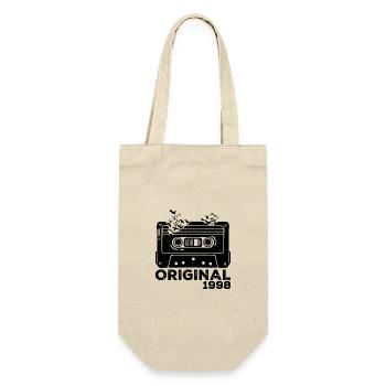 Year of birth 1998 Cassette 1998 Birthday 1998 - Gift Bag for Bottles - nature - Front