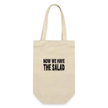 Now We Have The Salad - Geschenkbeutel für Flaschen - Natur - Vorne