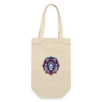 Mandala Lion mystique - Sac à bouteille - nature - Devant